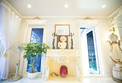 Nội thất được trang trí theo phong cách Châu Âu