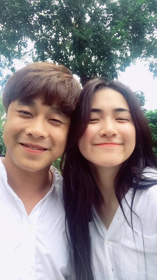 Hòa Minzy và bạn trai Nguyễn Minh Hải.