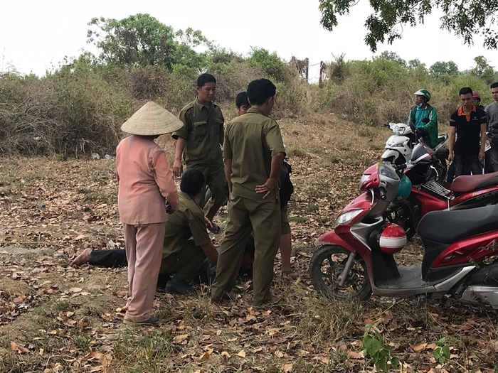 Hiện trường xảy ra vụ án thương tâm (ảnh: yan)