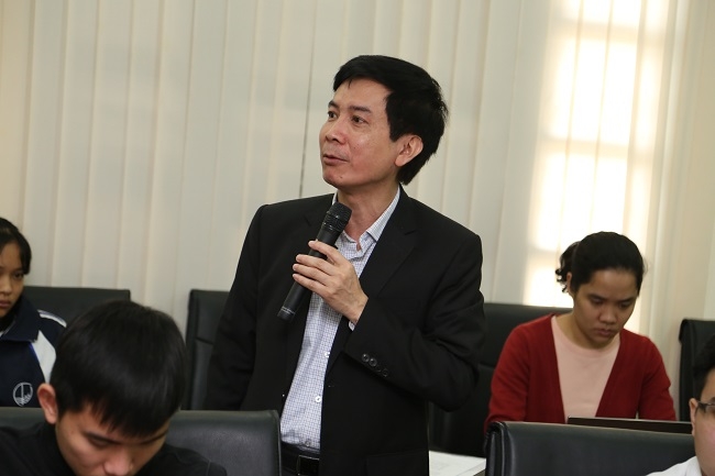 Ông Lê Văn Phúc- Phó trưởng ban phụ trách Ban thực hiện chính sách bảo hiểm y tế, Bảo hiểm xã hội Việt Nam (ảnh: Trịnh Giang)