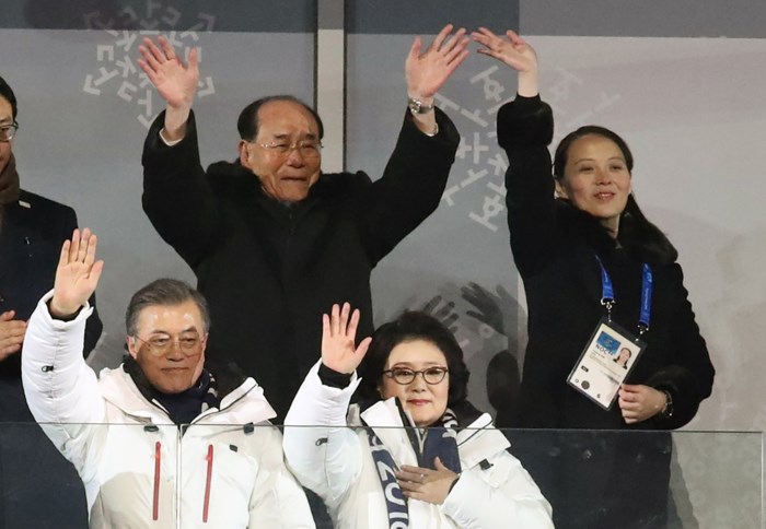 Bà Yo Jong là người dẫn đầu đoàn đại biểu tới Thế vận hội mùa đông Pyeong Chang tháng 2 vừa qua (ảnh: Reuters)