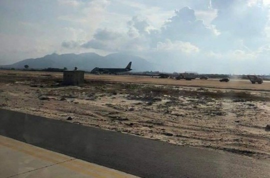 Chiếc máy bay A321 hạ cánh nhầm đường băng (ảnh: Viettimes)