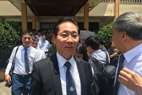 Luật sư Nguyễn Chiến, người bào chữa cho bị cáo Hoàng Công Lương