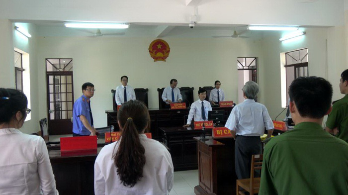 Phiên tòa xét xử sơ thẩm vụ Nguyễn Khắc Thủy