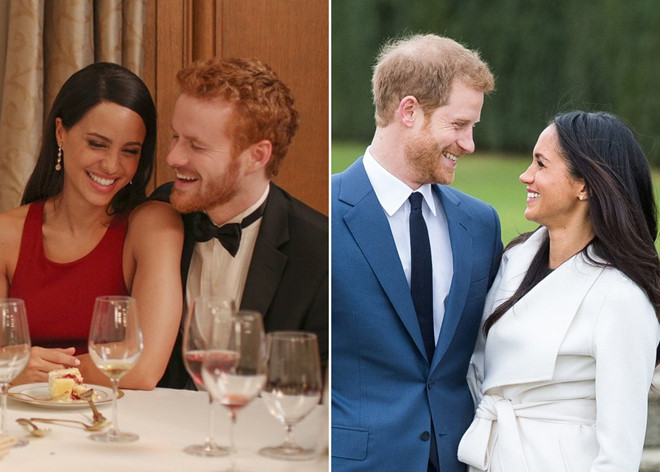 Cặp đôi diễn viên chính được cho là có nhiều nét giống với cặp đôi mới của Hoàng gia Anh