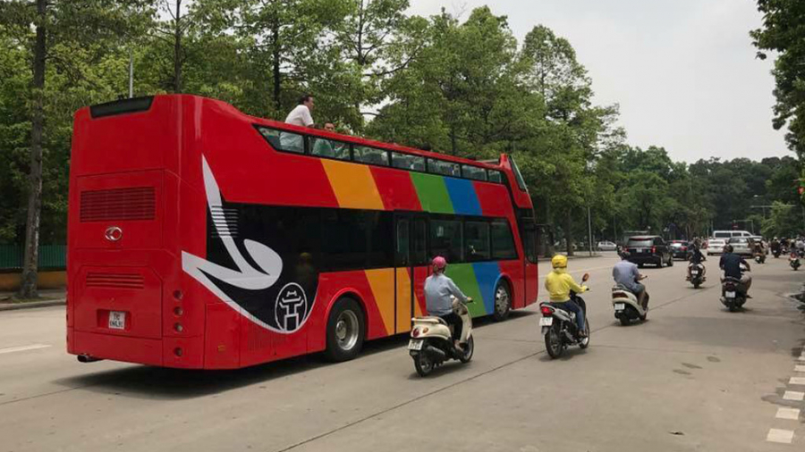 Transerco quyết định miễn phí xe buýt 2 tầng cho trẻ em dưới 6 tuổi trong tháng 6
