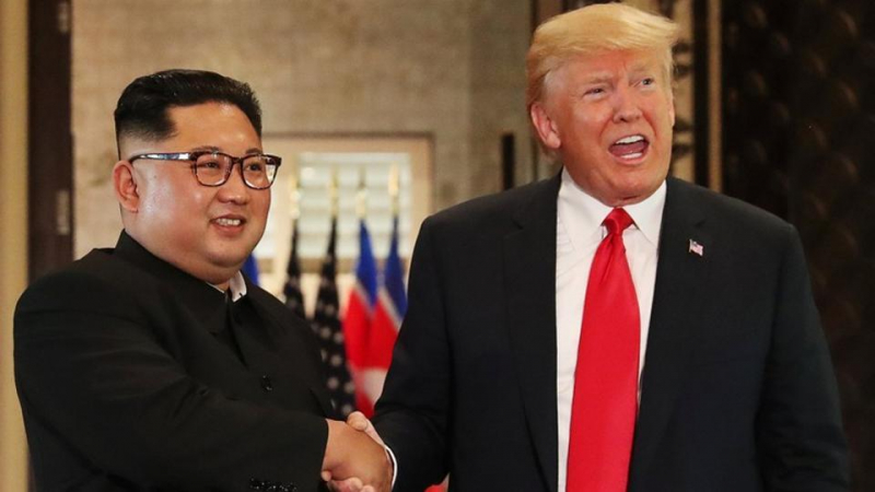 2 nhà lãnh đạo đã có cuộc gặp tại Thượng đỉnh lịch sử Mỹ - Triều tại Singapore vừa qua