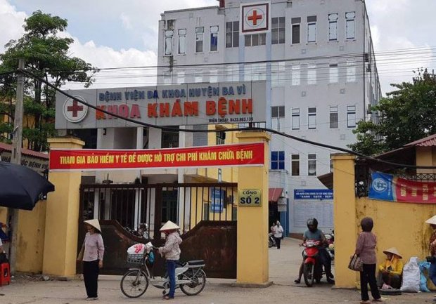 Bệnh viện đa khoa huyện Ba Vì, nơi xảy ra vụ trao nhầm con 6 năm trước