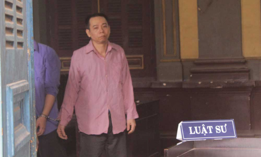 Bị cáo Trịnh Chí Kiên tại phiên xử sơ thẩm