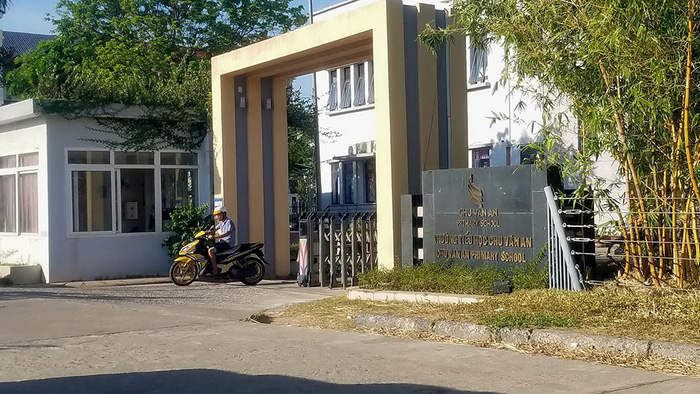 Trường tiểu học Chu Văn An, một trong hai trường thuộc hệ thống giáo dục Chu Văn An tại TP Đồng Hới (Quảng Bình)