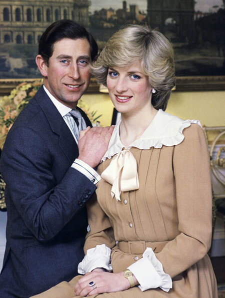 Thái tử Charles và công nương Diana khi còn tình cảm