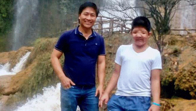 nghe si quoc tuan va bom