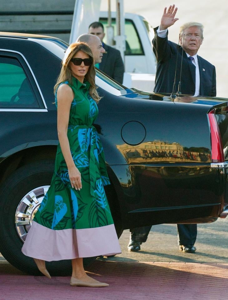 thoi trang Melania Trump 