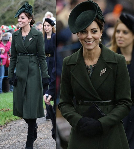 Dù mặc lại trang phục, Kate Middleton đều nhận được khen ngợi và toát lên phong cách khác biệt bằng cách thay đổi kiểu tóc và phụ kiện.
