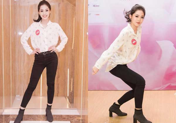 Ngay từ vòng sơ khảo, Phương Nga đã thu hút truyền thông với biệt danh Hoa khôi