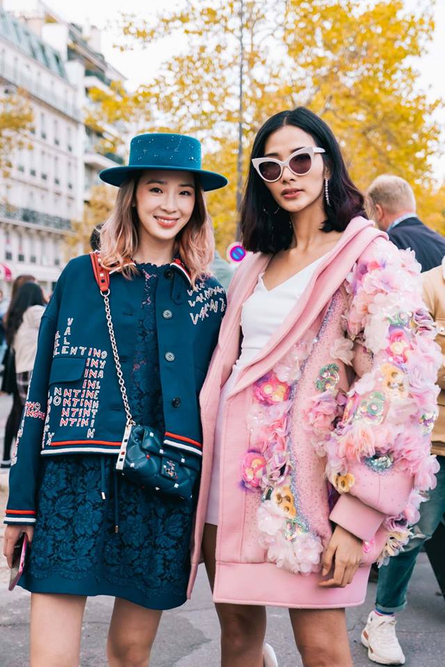 Hoàng Thủy đọ dáng bên cạnh fashionista hàng đầu xứ sở kim chi Irene Kim  