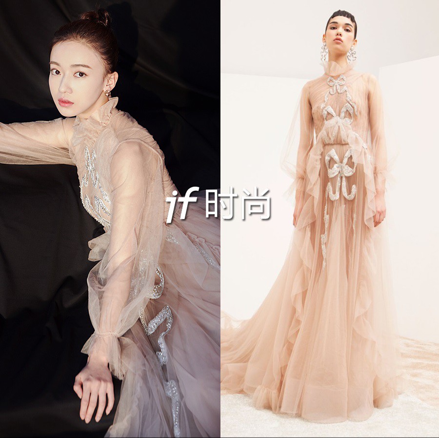 Tuy khá đơn giản nhưng mẫu váy của Ngô Cẩn Ngôn là 1 thiết kế của thương hiệu Sandra Mansour trong BST Thu Đông 2018 có giá 4.725 USD ~ 110 triệu đồng.    
