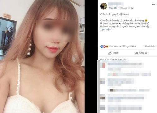 Hoa Vinh và cô gái thường xuyên tương tác trên Facebook với nhau  