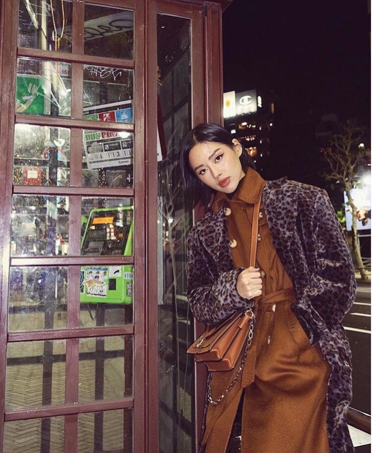 Cô nàng Khánh Linh The Face có rất nhiều kiểu dáng áo khoác rất đep. Khánh Linh dường như rất thích họa tiết da beo trong các trang phục gần đây.  
