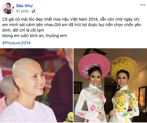 Hình ảnh Nguyễn Thị Hà xuống tóc hồi tháng 9 khiến nhiều người đau lòng.