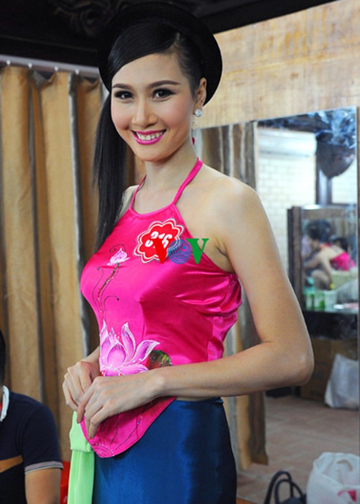 Cô gái đến từ Quảng Bình gần như không xuất hiện trước công chúng sau cuộc thi Hoa hậu Việt Nam. 