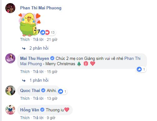 Nhiều sao Việt cũng bình luận khi Mai Phương chia sẻ    