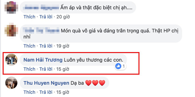 Bố Trương Nam Thành nhắn gửi đến con dâu trên mạng xã hội  