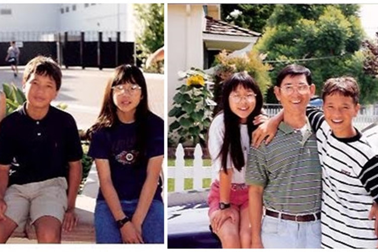 Bạn trai của Hồ Ngọc Hà năm 13 tuổi trông khá thấp bé so với bạn bè cùng trang lứa.