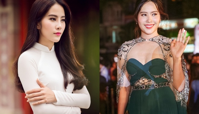 Xuất hiện trong thảm đỏ chung kết Hoa hậu Việt Nam 2018, Nam Em đã nhanh chóng trở thành tâm điểm với ngoại hình khác lạ khi tăng đến 8 kg trong thời gian ngắn.   