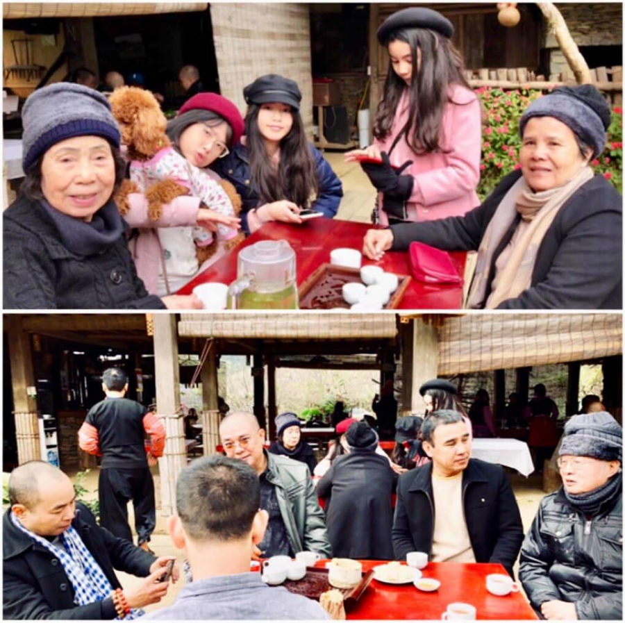 Những khoảnh khắc ấm áp của gia đình Quyền Linh ở Mộc Châu.