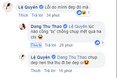 Dòng bình luận của ca sĩ Lệ Quyên khiến dân tình bật cười.