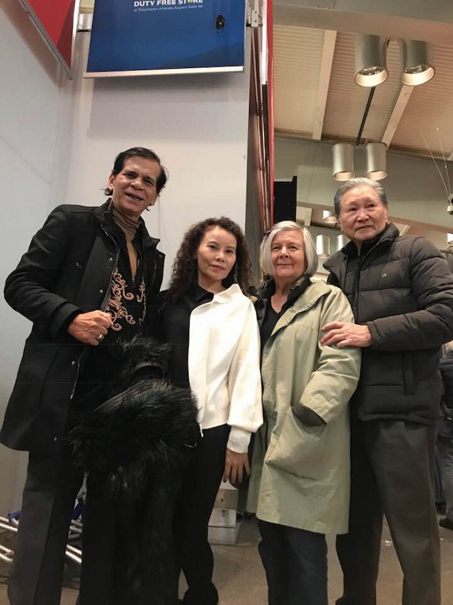 Gia đình Hồ Ngọc Hà từng qua thăm bố mẹ Kim Lý.
