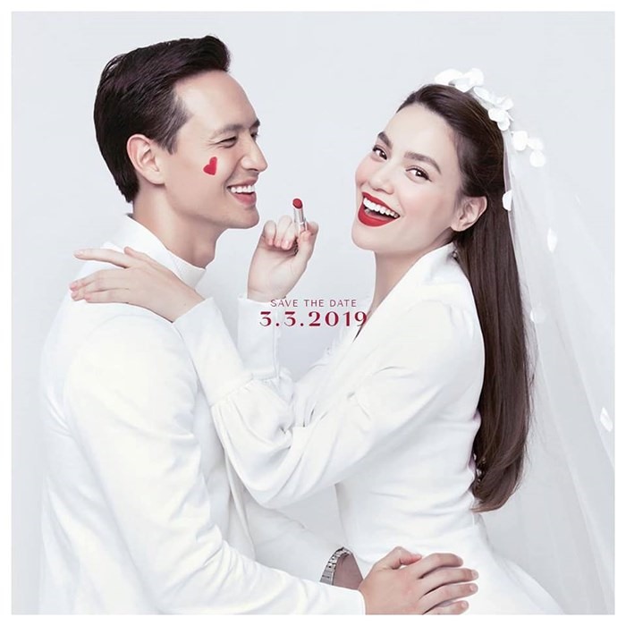 Bức ảnh khiến tin đồn Hà Hồ và Kim Lý sắp sửa kết hôn lan truyền nhanh chóng.  
