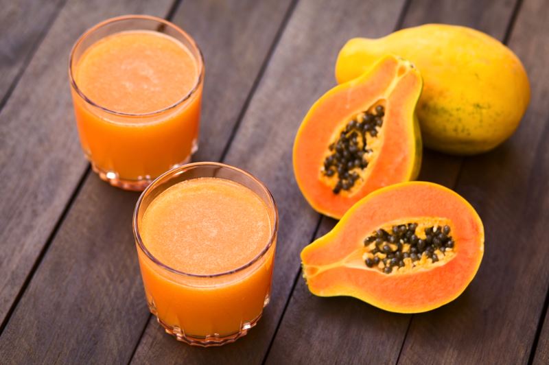 papaya-juice-glass