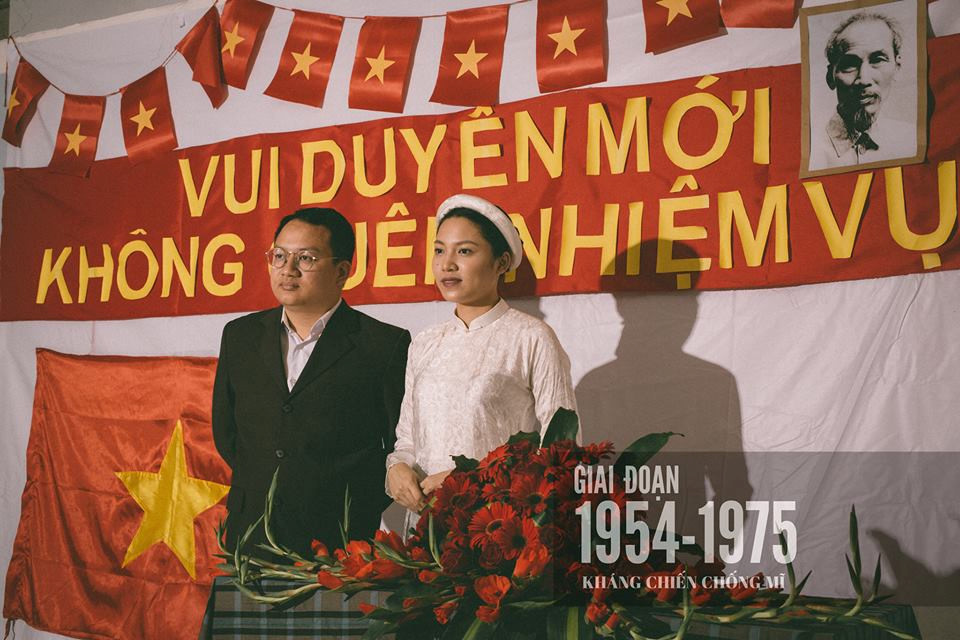 Độc đáo bộ ảnh cưới tái hiện '100 năm lịch sử đám cưới Việt Nam'