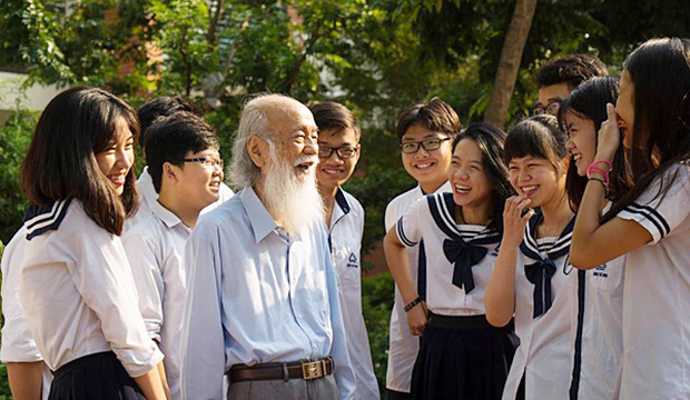 Học sinh trường Lương Thế Vinh nói gì về thầy giáo Văn Như Cương?