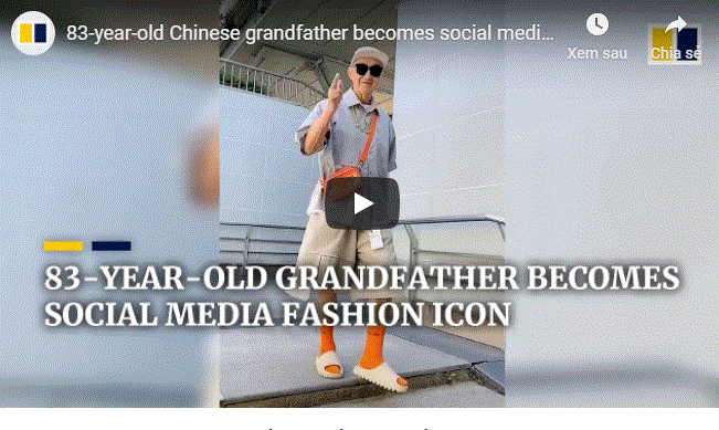 Ông cụ 83 tuổi ăn mặc sành đến mức giới trẻ cũng phải 'phát cuồng'