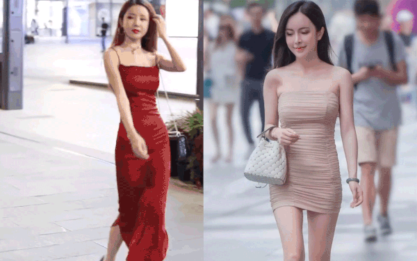Street style châu Á toàn các chị em khoe body cực phẩm chiếm thế áp đảo với váy body ôm sát