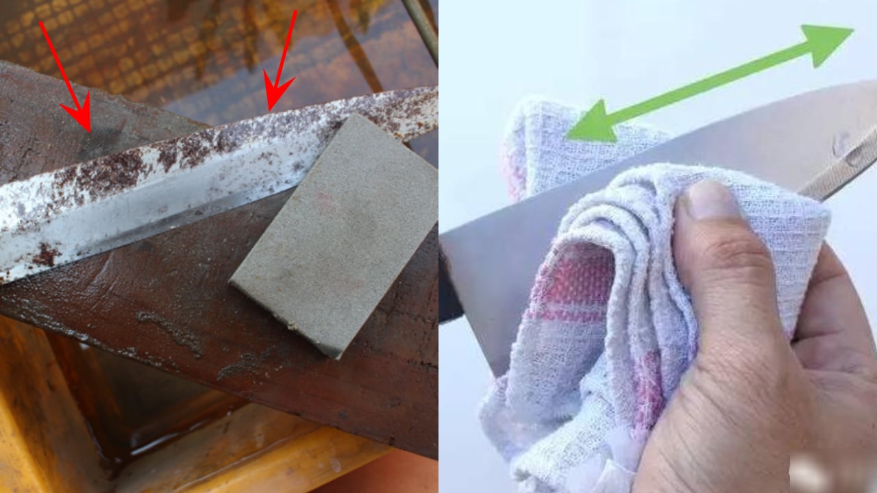 Dao kéo bị cùn, hoen rỉ: Ngâm chúng trong loại nước này, lấy ra là sạch sáng, sắc lẹm