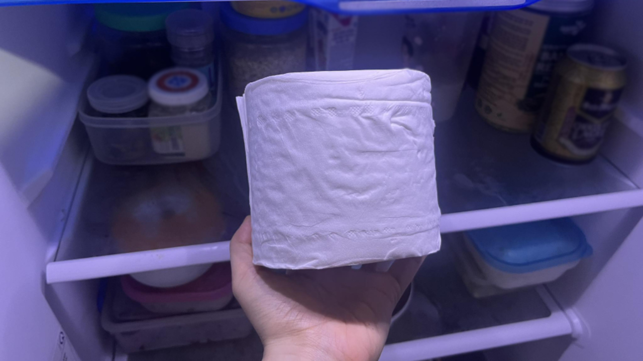 Đặt cuộn giấy vệ sinh vào tủ lạnh có lợi ích bất ngờ, giải quyết vấn đề nhà nào cũng gặp