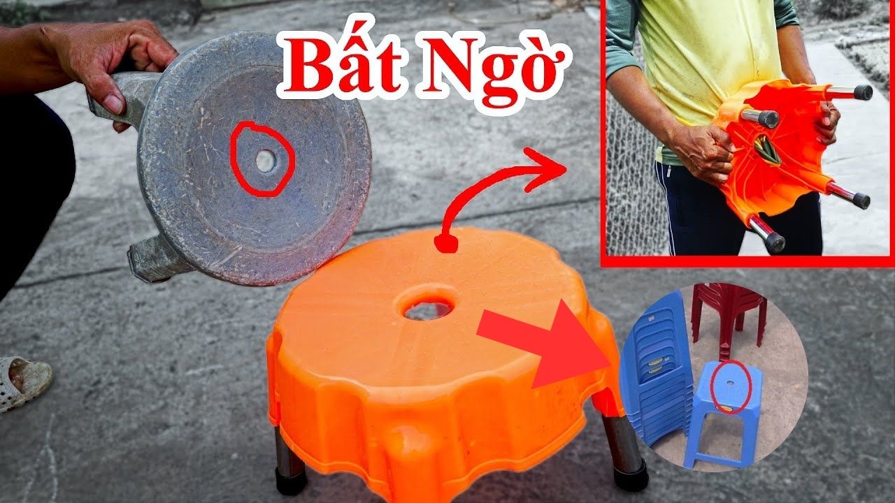 Vì sao trên ghế nhựa luôn có 1 lỗ tròn nhỏ: Hầu hết ai cũng "bất ngờ' với công dụng thần kì của nó
