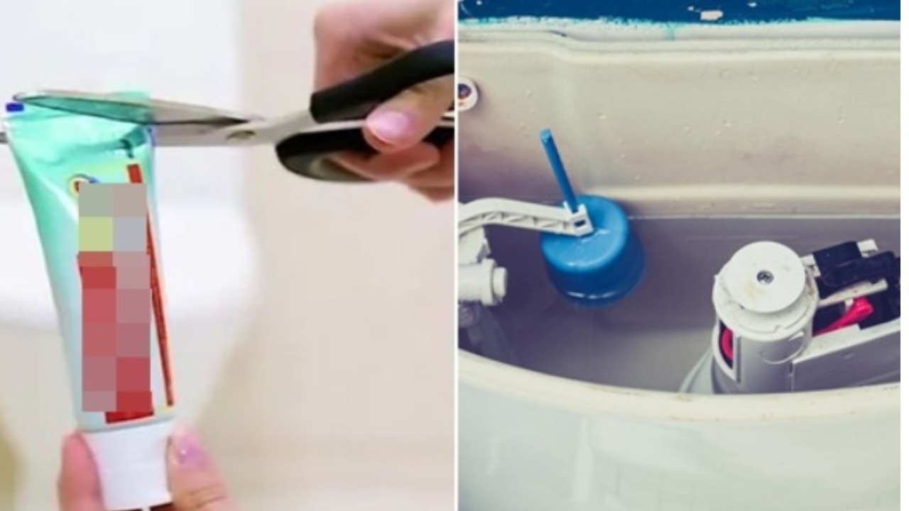 Kem đánh răng dùng hết đừng vứt đi, thả vào bể nước bồn cầu thay cho chất tẩy rửa, công dụng tuyệt vời