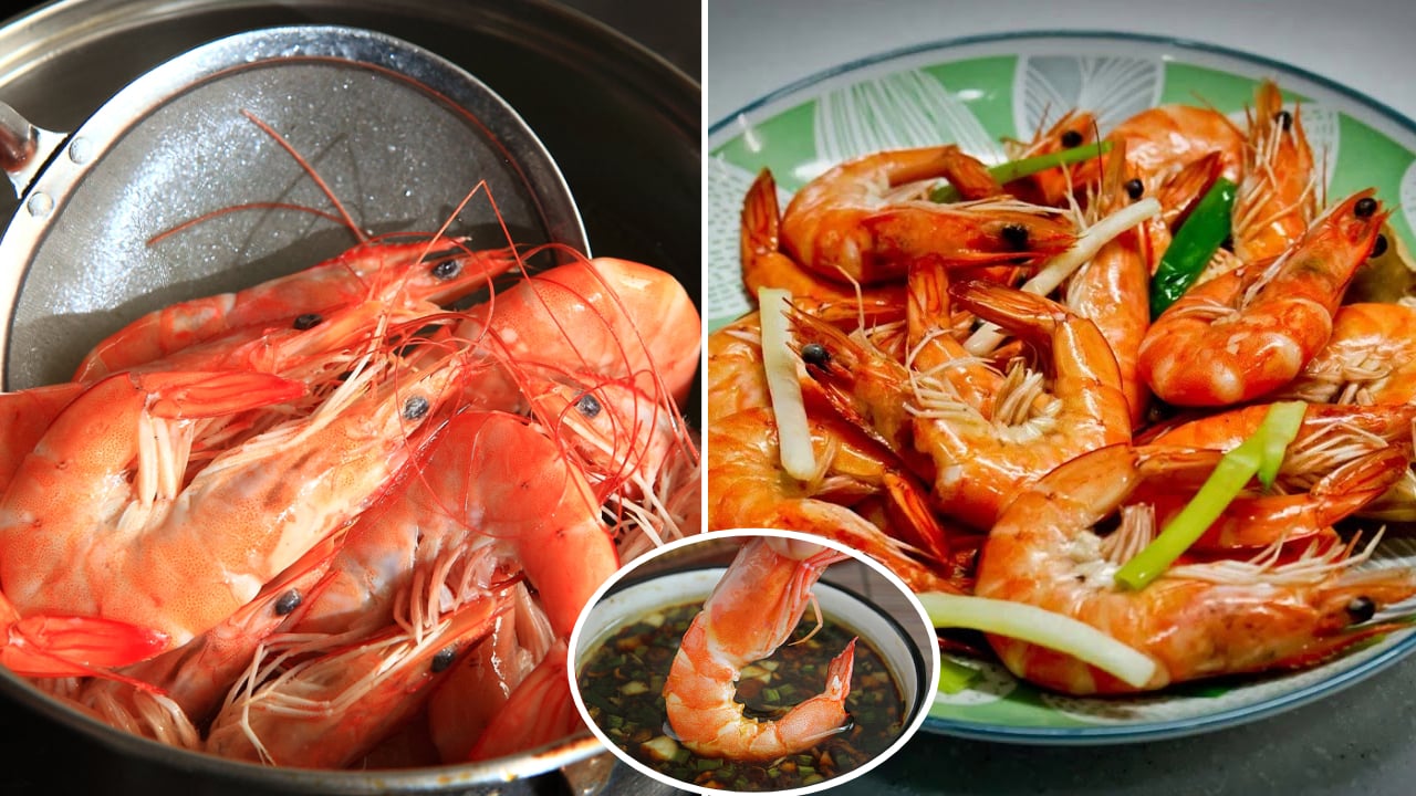 Loại gia vị cần có khi luộc tôm để thịt tôm chắc ngọt, đỏ au