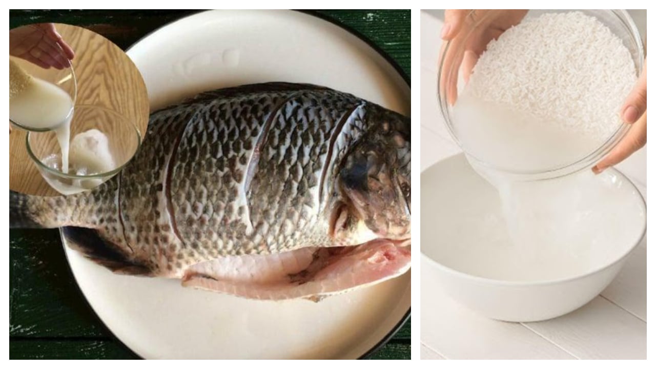 Dùng nước này rửa mực, cá: Hết sạch mùi tanh, khiến món ăn thơm ngọn, đậm vị tăng giá trị dinh dưỡng