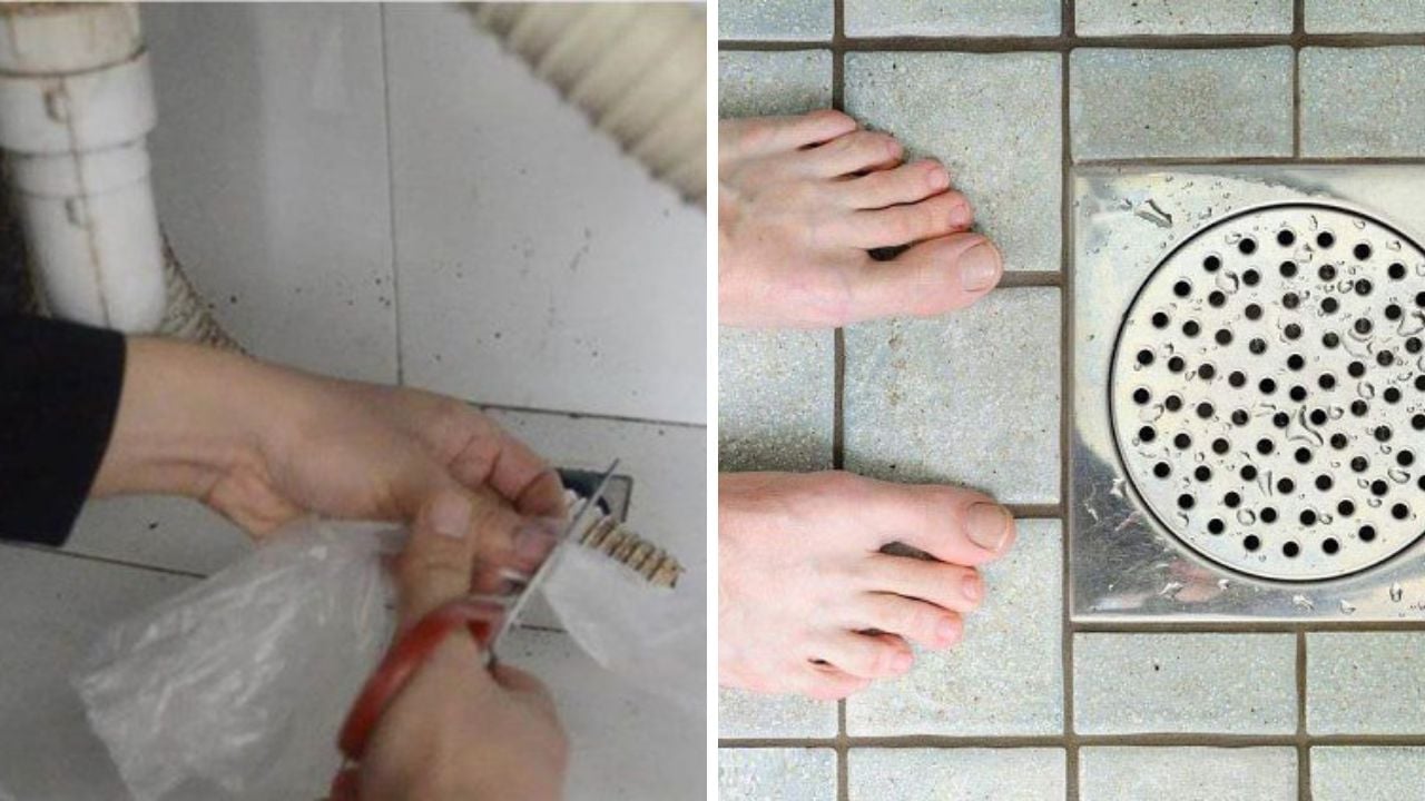 Khử mùi hôi cống thoát nước nhà tắm chỉ cần một chiếc túi nilon: Ai không  biết quá tiếc
