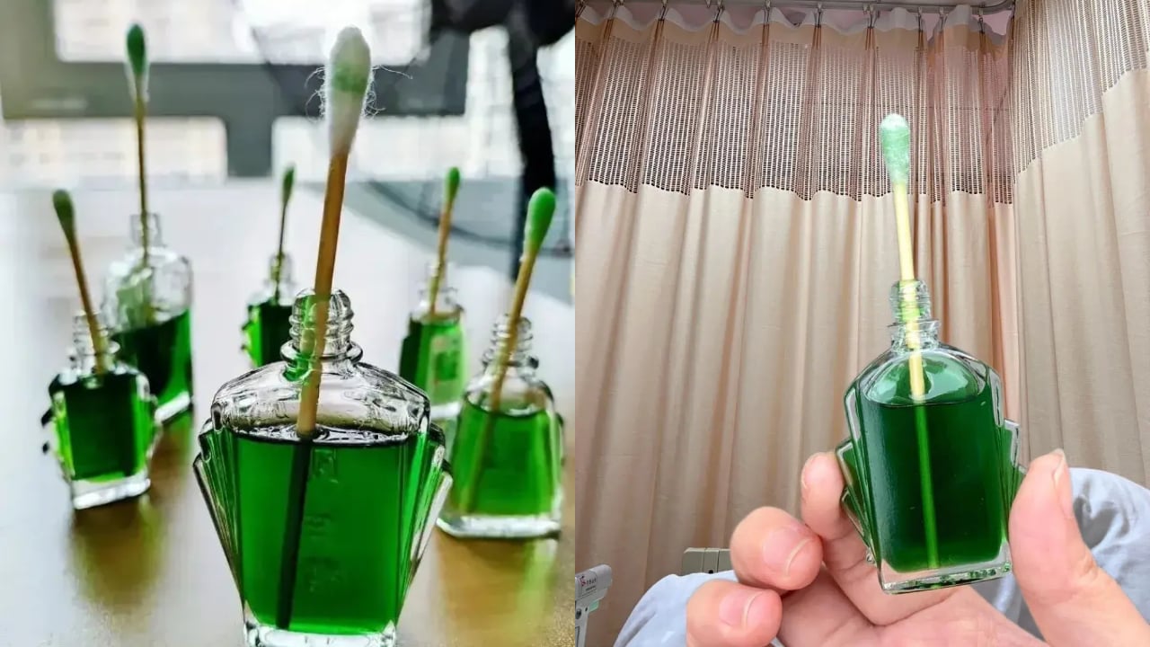 Lấy tăm bông cắm vào lọ dầu gió, công dụng cực hay, giúp tiết kiệm cả đống tiền