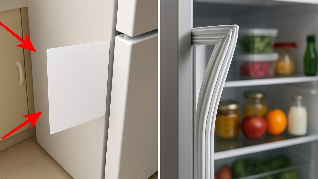 Kẹp một tờ giấy v&agrave;o tủ lạnh: C&ocirc;ng dụng tuyệt vời tiết kiệm cả đống tiền điện