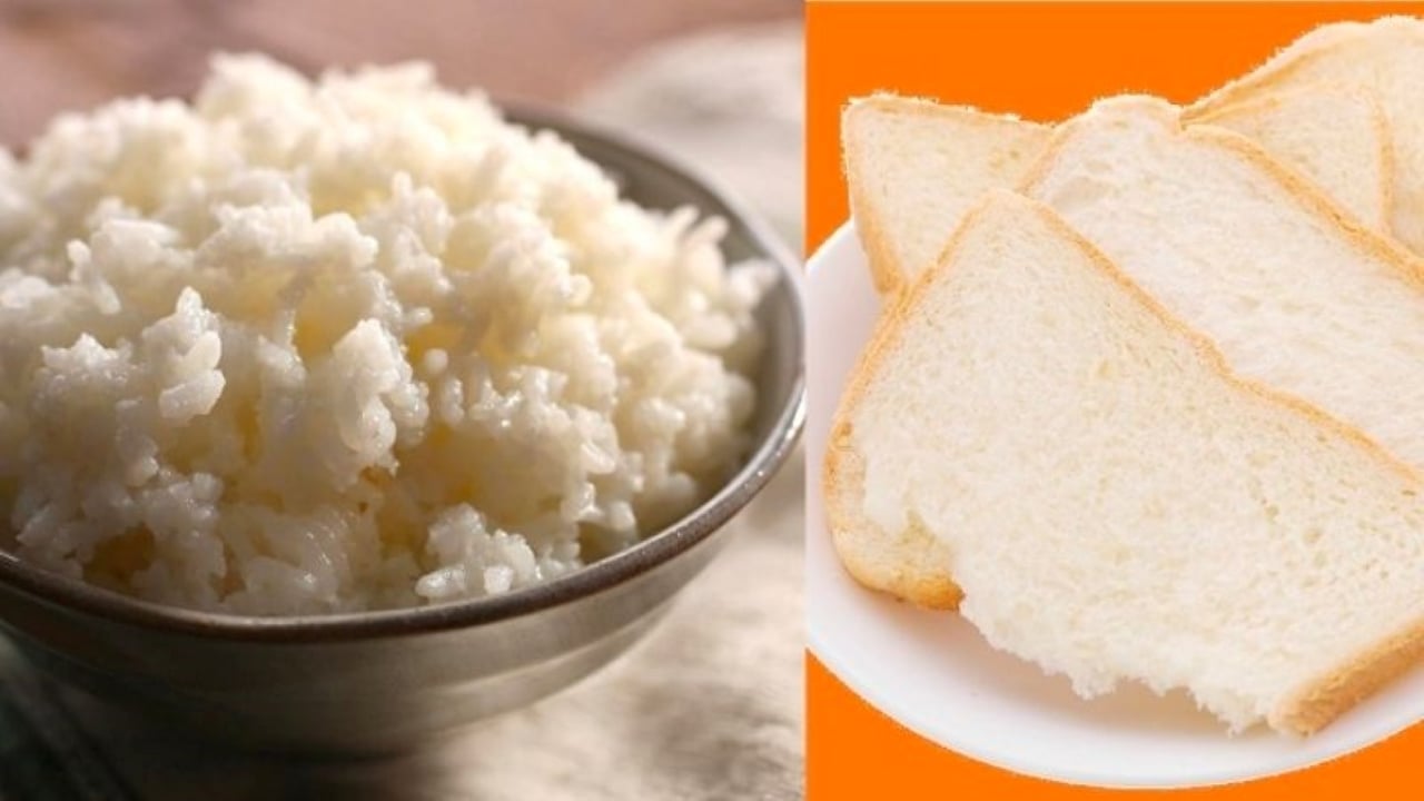 Gạo trắng và bánh mì trắng nghe có vẻ nhẹ, nhưng thực chất chúng là 