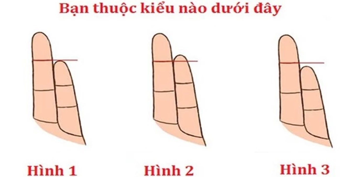 Bạn thuộc kiểu ngón tay út nào? (Ảnh minh họa)