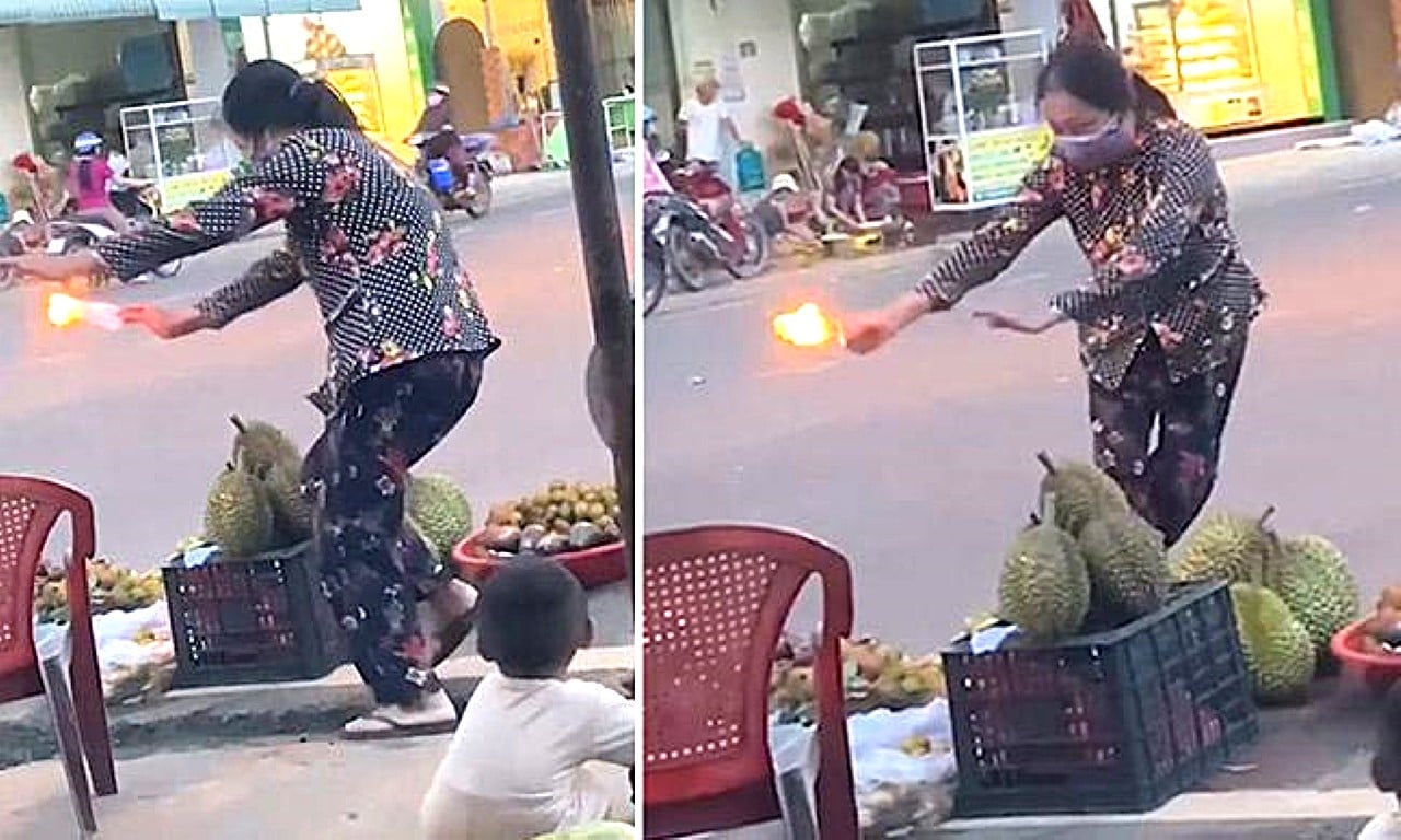 Đốt vía giải đen bán hàng bằng giấy. (Ảnh minh họa)